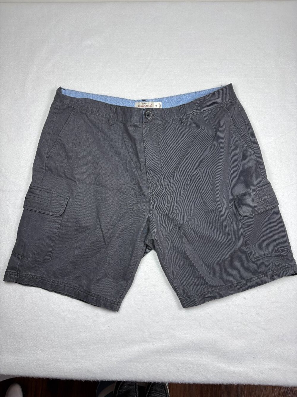 Original Weatherproof Vintage Men's Grey Tech Utility Shorts Outdoor Hiking 38